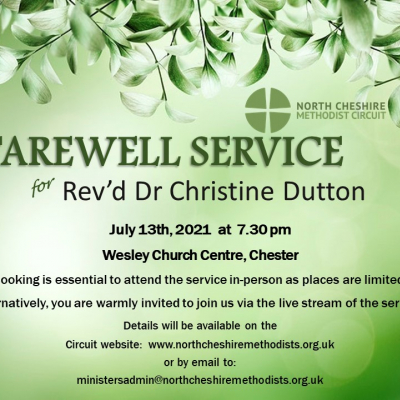 Farewell Service invite